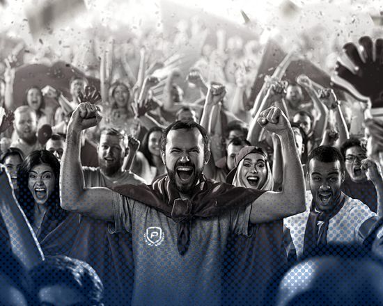 refer a bookie audience celebrating